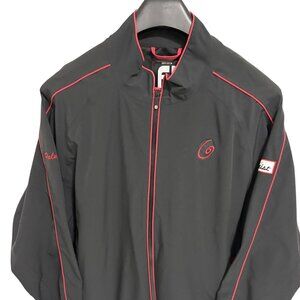 FootJoy DryJoys Golf Jacket Mens XL Tour Collection Zip Up Wind Rain Resist Logo